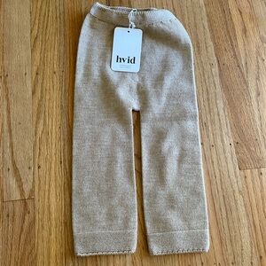 hvid Knit Baby/Toddler Leggings - Beige Knit